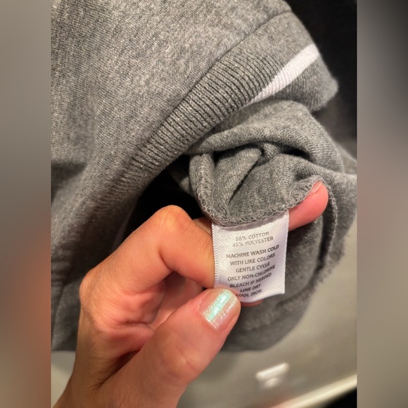 MV Sport Charcoal Gray West Point Sweatshirt collegiate casual crew neck small - Picture 4 of 11